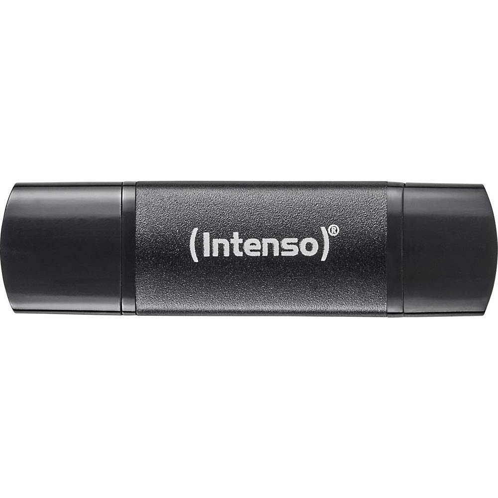 Clé USB 3.1 Gen 1 Intenso Flex Line 32 GB, double connecteur USB-A et USB-C noir