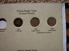 FLYING EAGLE & INDIAN CENT COLLECTION MINUS 1877&1909S