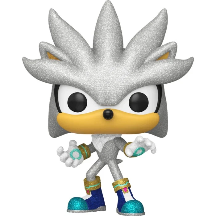 Sonic The Hedgehog - Plateado (DIAMANTE) Exclusivo + PROTECTOR POP Foto 3 de 4