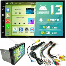 7" Android 13 Double 2 Din Car Stereo Apple CarPlay Auto Radio GPS Navi WiFi FM