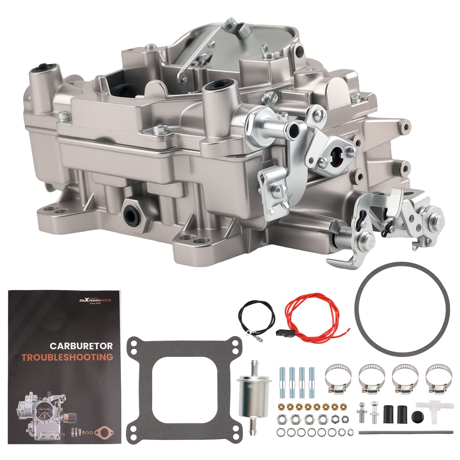 Carburateur 4 corps 600 CFM avec starter manuel pour moteur 1405