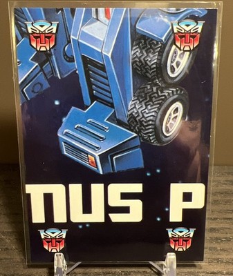 2024 Dynamite Transformers 40th Anniversary connecting cards 8 of 9 Optimus ￼￼