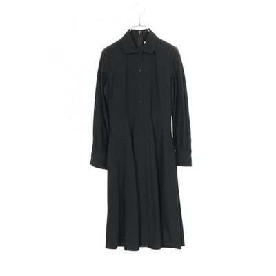 Christian Dior D UNIFORME Kleid 1U1R02A5800 Rayon Acetate Schwarz Gebraucht D...