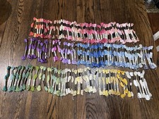 Lot of 150 /- DMC 6 Strand Cotton Embroidery Floss Pastel Palette