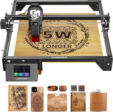 RAY5 New Upgraded Laser Engraver, DIY Laser Engraver 5W Output Power, 3.5  Color