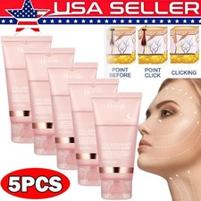 5PC Collagen Night Wrapping Mask Overnight Wrapping Peel Off Natural Facial Mask