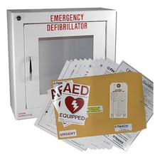 First Voice Ts180sm-Md Defibrillator Storage Cabinet, White