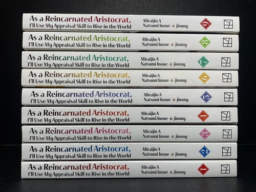 As a Reincarnated Aristocrat Manga Volumes 1-9 Brand New English Authentic