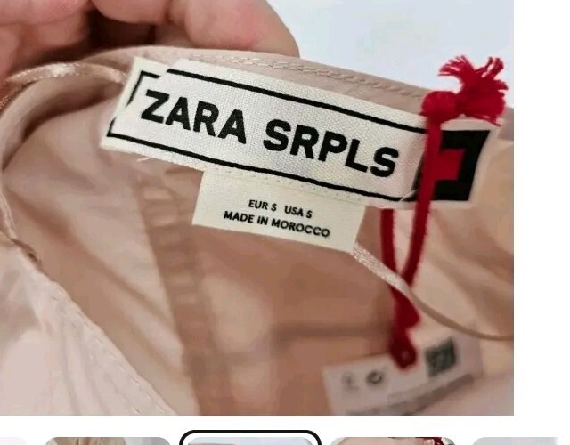 Zara Srpls Limited Edition Maxi Dress Cream Small 2840 045 image 6
