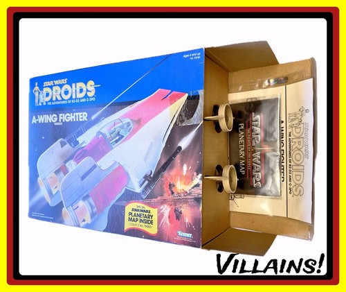 ⭐️ 1985 NM EX-KENNER EMPLOYEE A-WING FIGHTER VINTAGE STAR WARS DROIDS CARTOON
