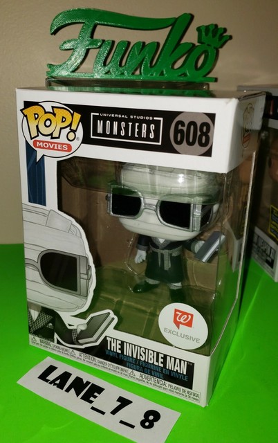 Funko Pop! Movies The Invisible Man 608 Universal Studios Walgreens Exclusive | eBay