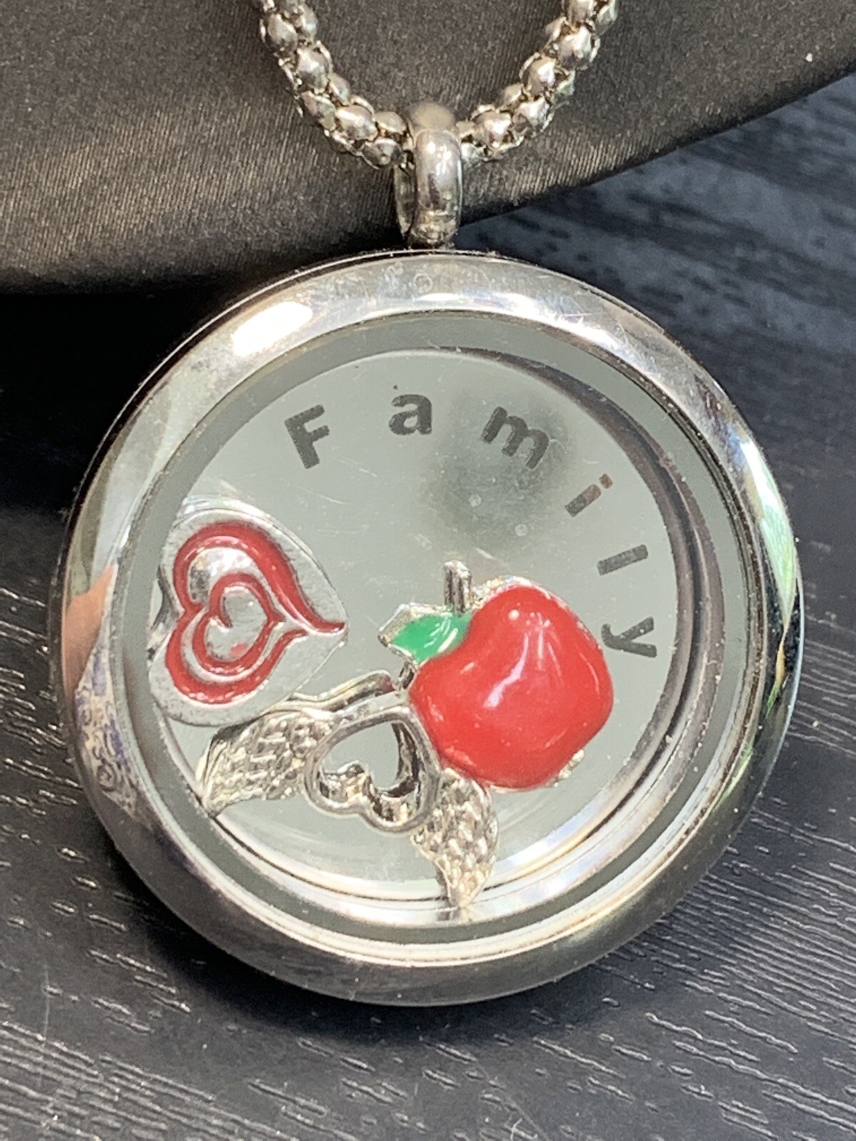 Authentic Origami Owl Silver floating Family Char… - image 1