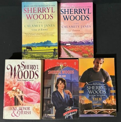 5 Sherryl Woods Books- Two Series- The Calamity Janes and Vows Series