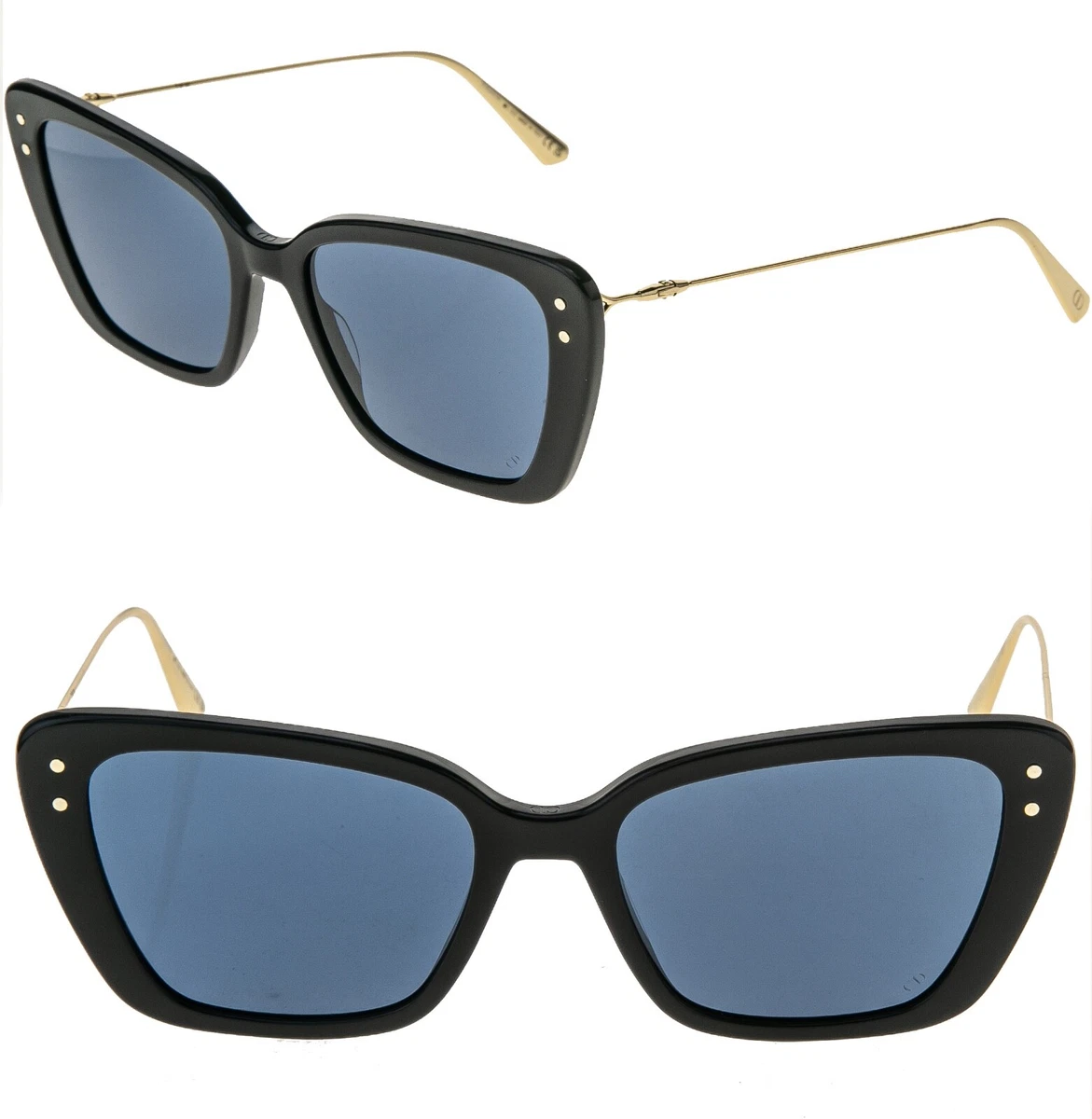 Christian Dior Sunglasses Cour Carree 94F Black Gold FRAMES ONLY 51-20-130 Christian Dior 2999 94F – Vintage Frames Company main image 3