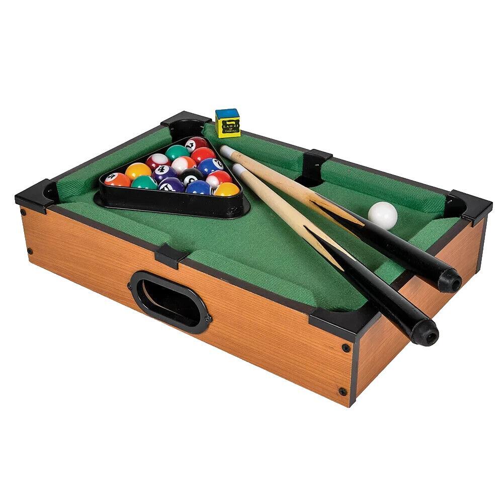 RI One Mini Tabletop Pool Table Game 13.75