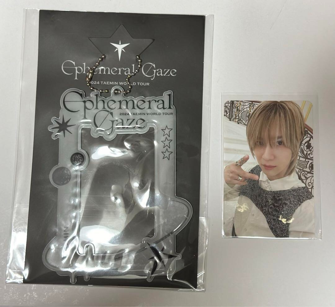 SHINee TAEMIN WORLD TOUR Ephemeral Gaze Holder Key Ring + SHINee TAEMIN WORLD TOUR Ephemeral Gaze Holder Key Ring +