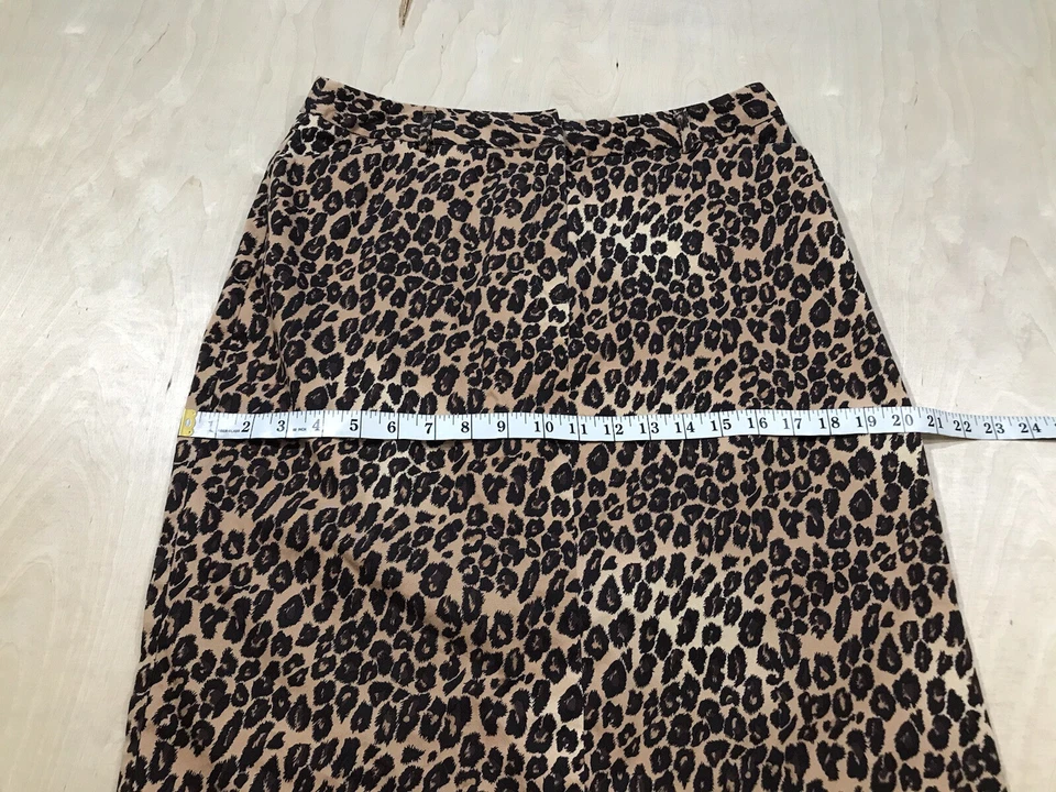 Saia East 5th estampa de chita lápis comprimento do joelho tamanho 10 - Imagem 4 de 4