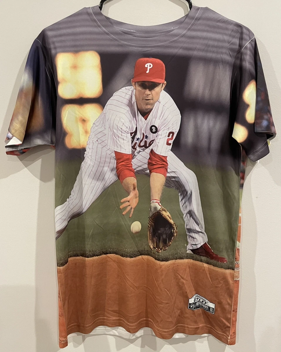 Philadelphia Phillies Chase Utley #26 MLB BASEBALL Majestic Size XL T Shirt!