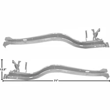 1970~1974 Challenger Rear Frame Rail Pair Right & Left Side WTP Dynacorn