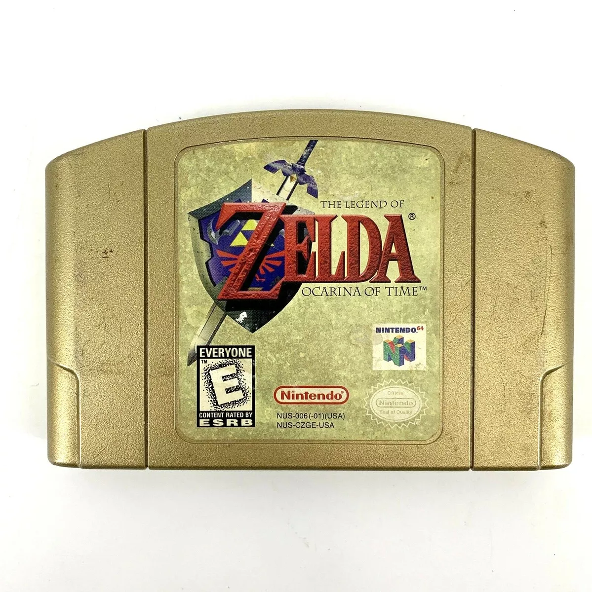 Ocarina of Time Gold CartsHow Common is v1.0? : r/n64