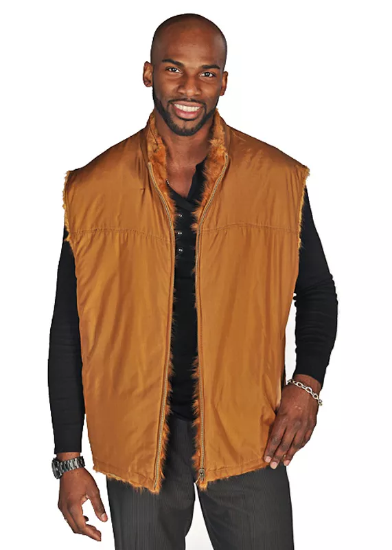 Mink vest mens clearance