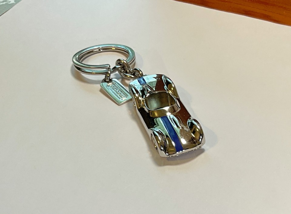 Vintage Coach Sports Car Keychain / Bag Charm / Key Fob eBay