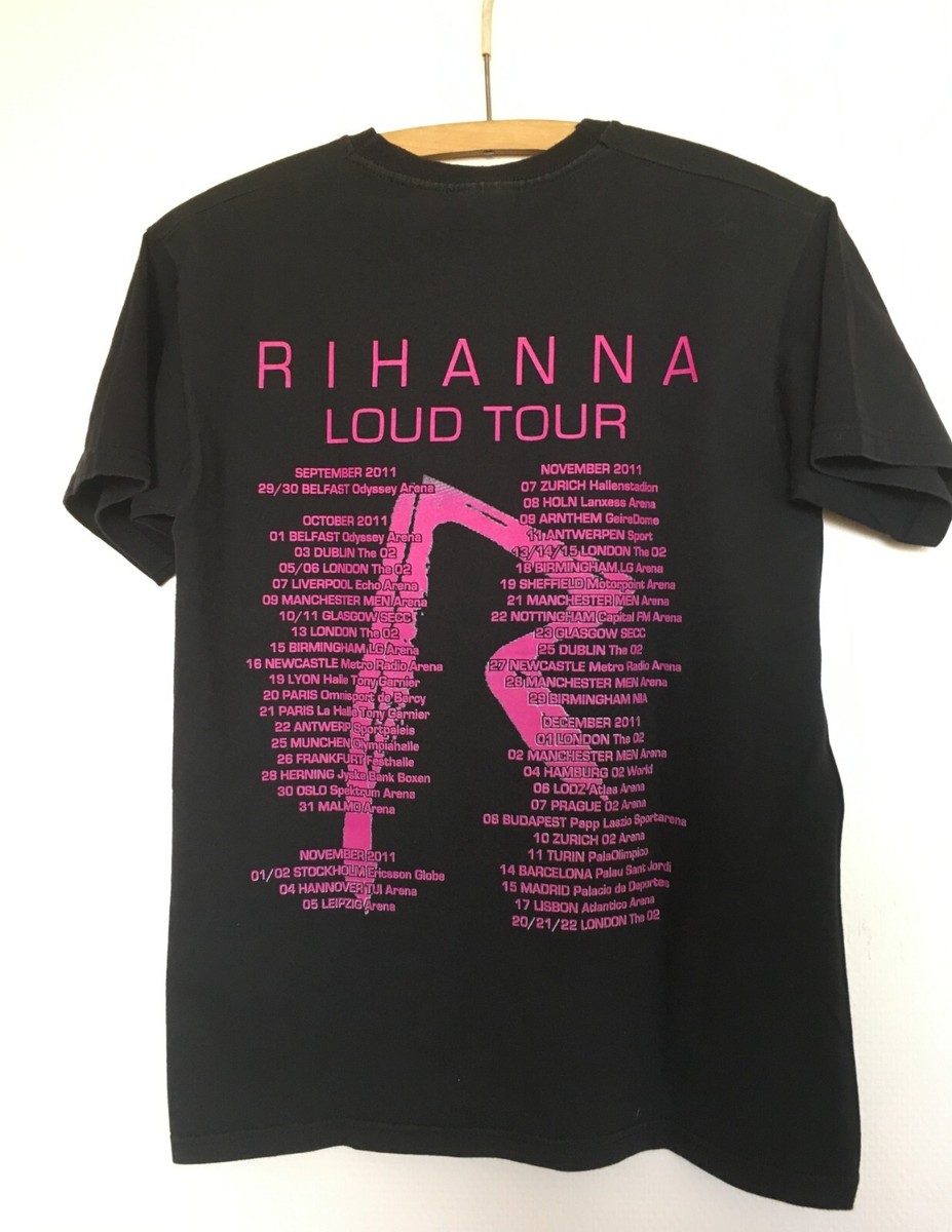 Preowned Rihanna Loud Tour T-shirt || Unisex Rihanna T-shirt