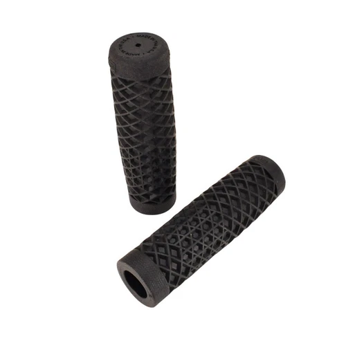 ODI Vans Waffle Pattern 1" Motorcycle Grips, Black Harley V-Twin Made in the USA