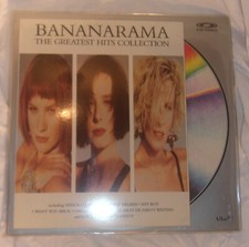 BANANARAMA THE GREATEST HITS COLLECTION LASER DISC IN GOOD CONDITION