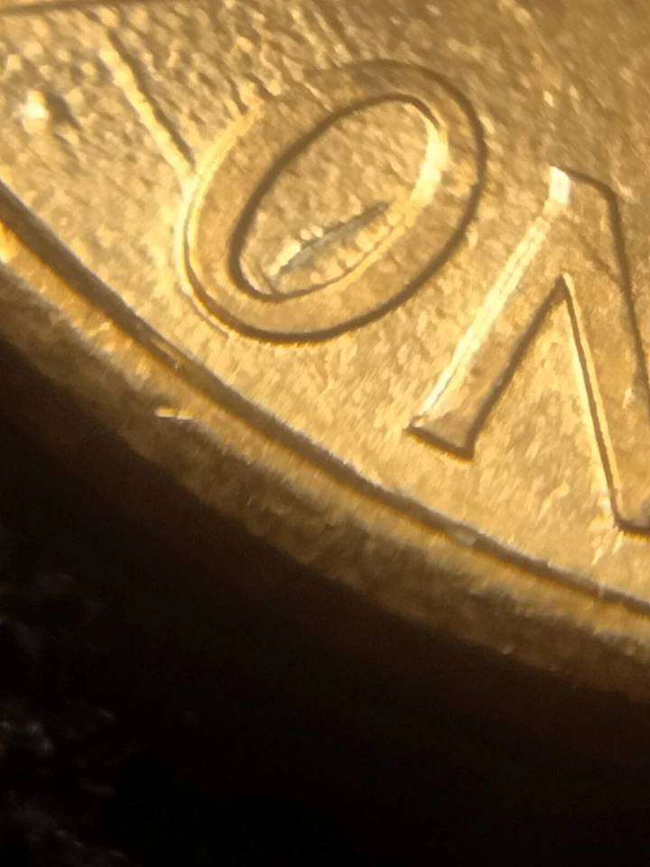 BU 1997 P Lincoln Memorial Cent Die Çlash Rotated Die Lamination/Defective Planc - Image 3 of 4