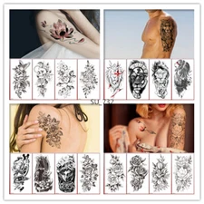 Temporary Tattoos Body Arm Tattoo Sticker Half Sleeve Fake Waterproof