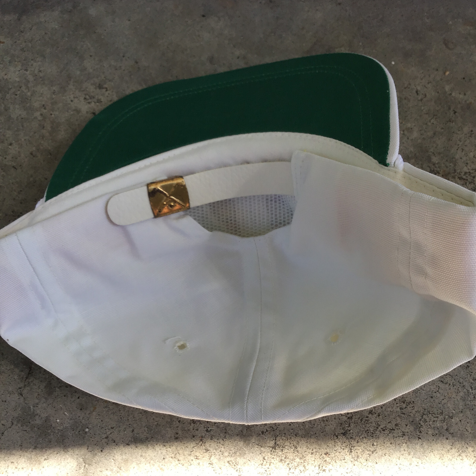 Vintage Bechtel Construction Patch Hat White Adju… - image 4