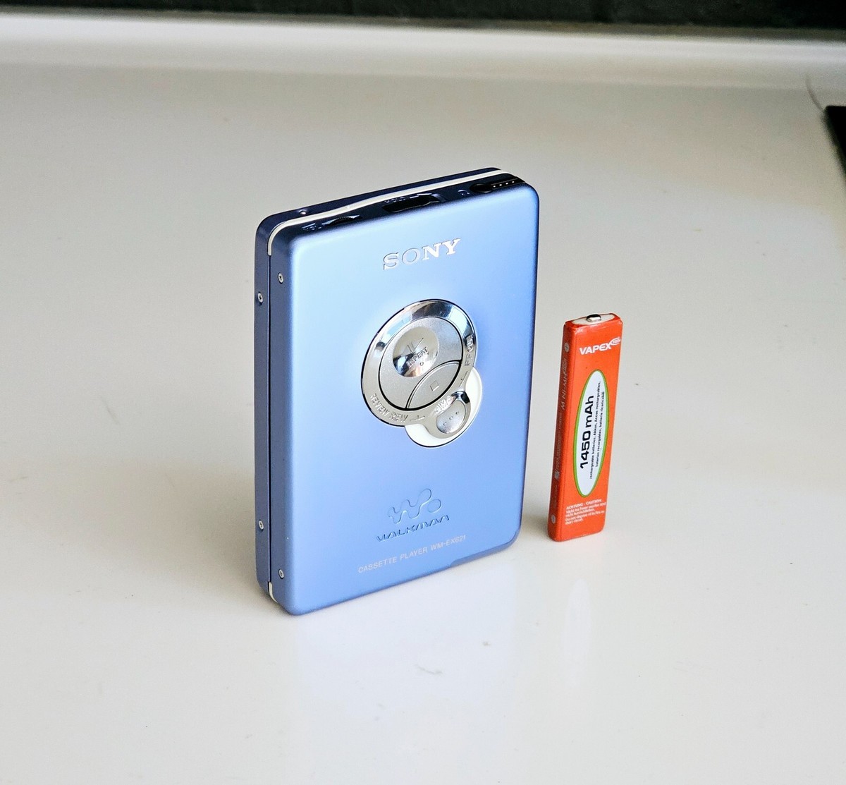 SONY WM-EX621カセットプレーヤー ブルー Sony WM-EX621 Blue Cassette Player Tested Fully Functional