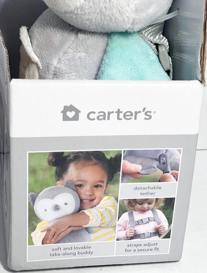 New Carter's Toddler Owl Safety Harness Out & About Leash - Image 4 of 4