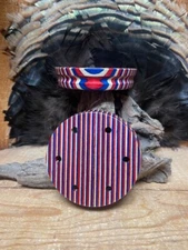 1 - EASY GRIP Americana Laminated Turkey Call Pot Spray Finished   Call Supplies