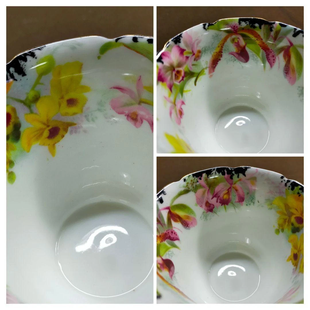 Royal Doulton Orchid Variant H3906 Trio