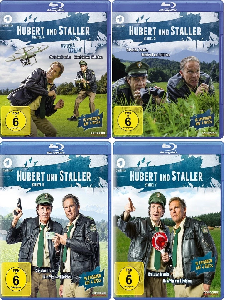 16 Blu-rays * HUBERT UND STALLER - STAFFEL 4 + 5 + 6 + 7 IM SET # NEU OVP $