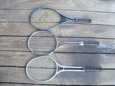 Lot of 3 Tennis Rackets, Dunlop, Unknown, STS