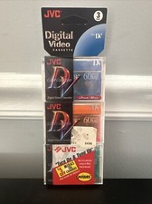 NEW SEALED JVC DV Digital Video Cassette media Mini Color Collection 3 Pack