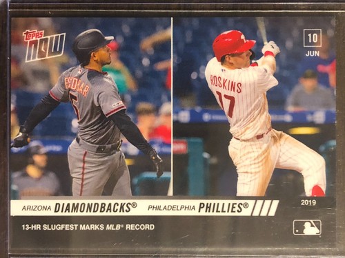 2019 Topps Now 358 ARIZONA DIAMONDBACKS® / PHILADELPHIA PHILLIES®
