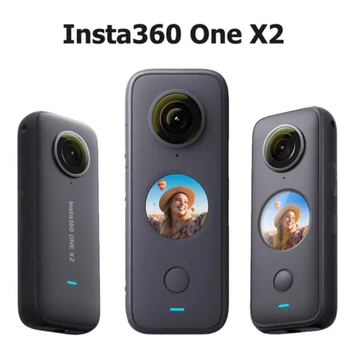 Insta360 ONE X2 360 Degree Waterproof Action Camera 5.7K 360 Stabilization Black - Picture 1 of 8