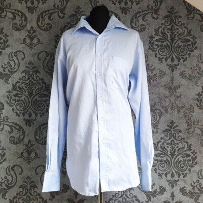 Finshley & Harding Langarm Herren Business Hemd (hellblau   41   L   bügelfrei)