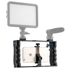 K&F Concept Video Camera Cage Stabilizer Film Making Rig fr iPhone Samsung Phone
