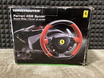 Guillemot Thrustmaster Ferrari 458 Spider Racing Wheel 4460105      OPEN BOX!