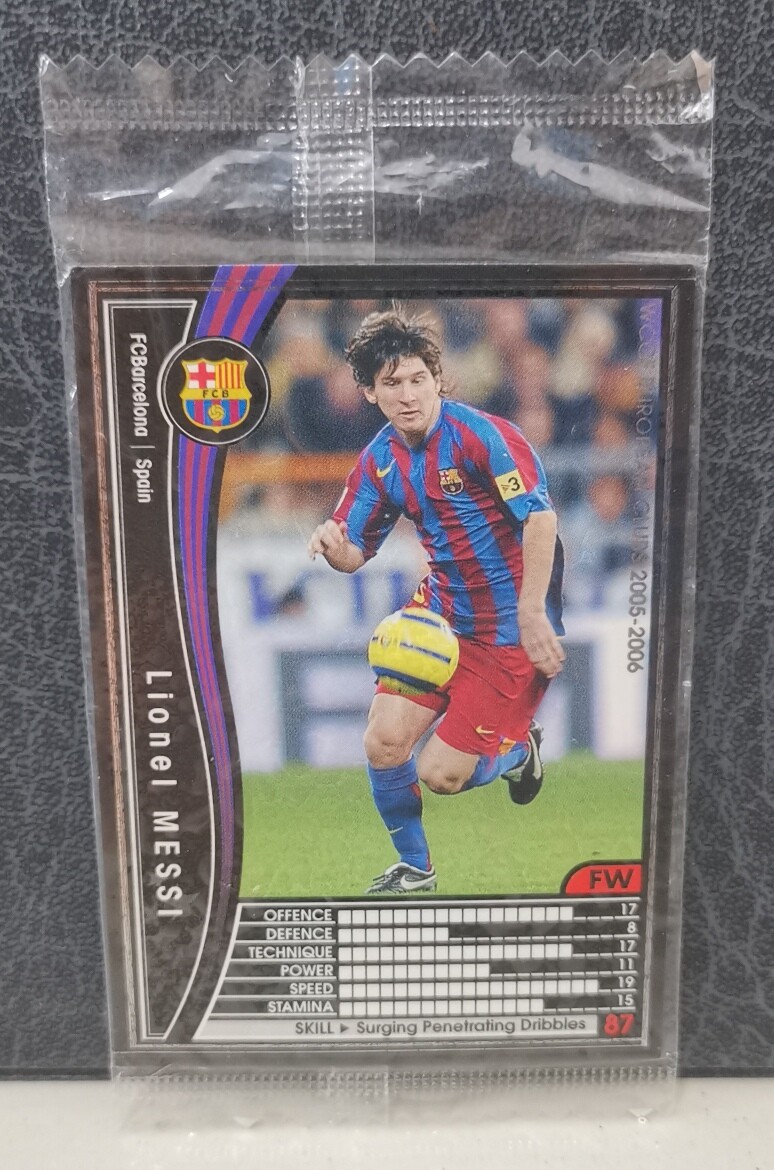 Panini WCCF 2005 - 2006 Lionel Messi (Barcelona) Unopened Panini WCCF 2005 - 2006 Lionel Messi (Barcelona) Unopened