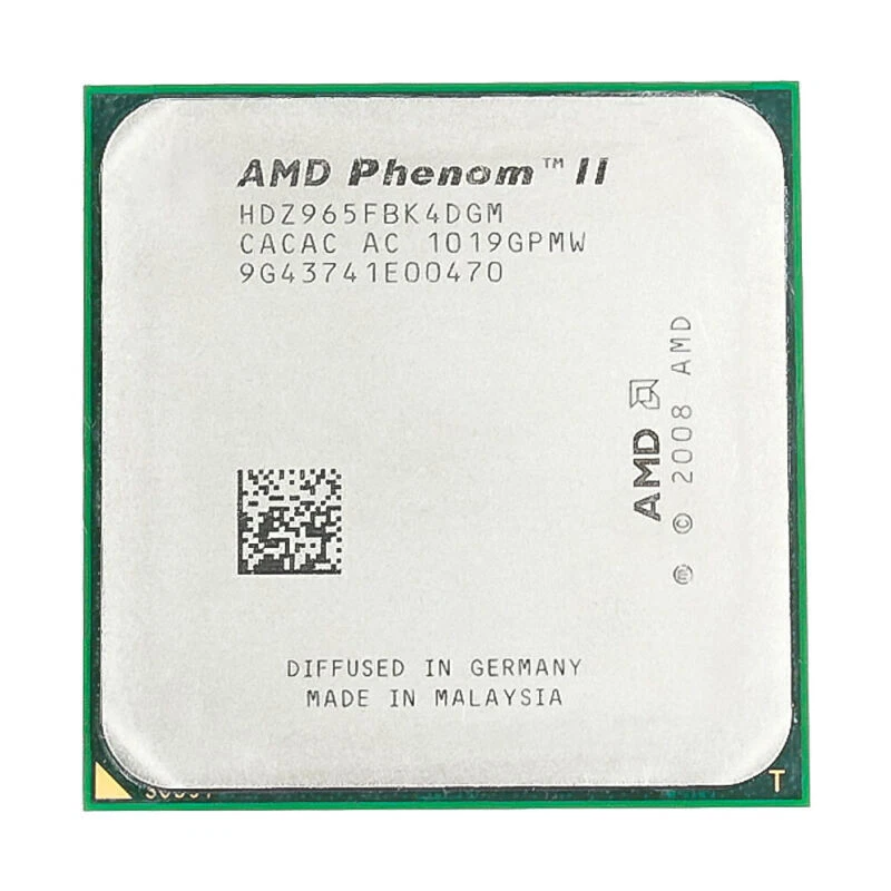 AMD Phenom II X4 965 CPU Quad-Core Processor 3.4GHz 6M SocketAM3 Processors 125W - Image 2 of 3