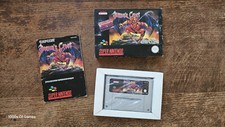 SNES SUPER NINTENDO - DEMON'S DEMONS CREST #ACT EUR PAL CIB