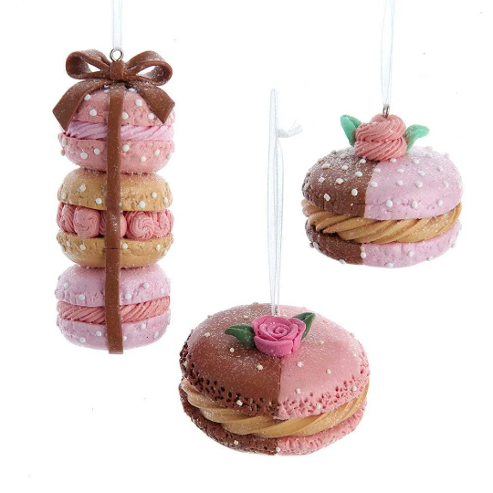 3.5 inch Clay Macaroons Christmas Ornament