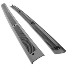 1984-89 Ford Mustang Scuff Sill Plate Pair Smoke Gray Street Outlaw Fall Sale 1984-89 Ford Mustang Scuff Sill Plate Pair Smoke Gray Street Outlaw Fall Sale