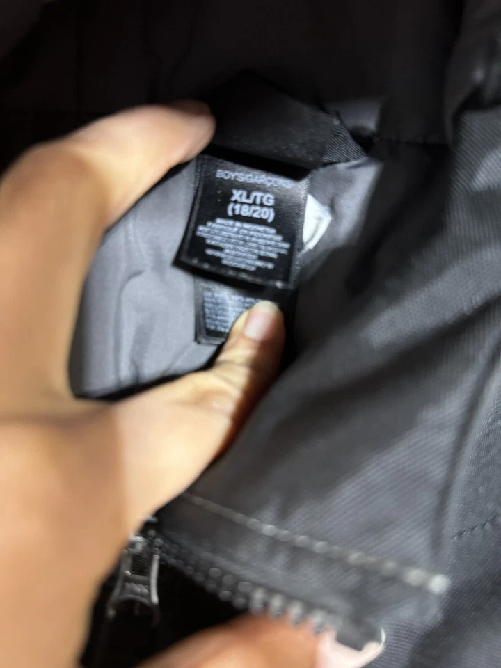 The North Face Jacket Boys XL Black Hyvent Goose Down Hooded Ski Snowboarding * - Image 3 of 4